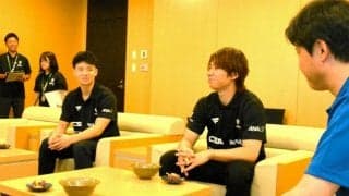 スサマジの北川選手と新井選手、活躍誓う　Bプレミア開幕に向けて