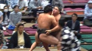 背筋力265キロの“規格外”パワーに相手力士が“愕然” 男前対決で土俵際の攻防が話題