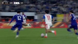 「推進力がすごい！」中村敬斗、“キレキレ”ドリブル突破で相手3人を翻弄「上手かった今のは」MOMの躍動に称賛