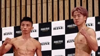 【RISE】大﨑一貴「すごい試合で孔稀につなぐ」那須川龍心「天心にはお前が勝ったら俺もと」