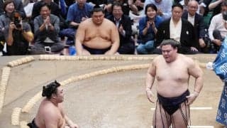 綱とり霧島が痛い２敗目　首かしげ土俵下り取材対応せず　５連敗中の義ノ富士に逆転許す