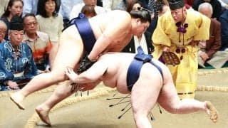 大の里が引いて５勝目「ああいう相撲が目立つ」九重審判長が疑問「圧力で勝てない」