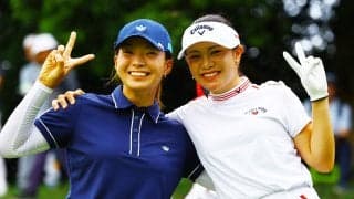 「めちゃめちゃ楽しかった」渋野日向子との1年ぶり競演 河本結が納得の3位発進