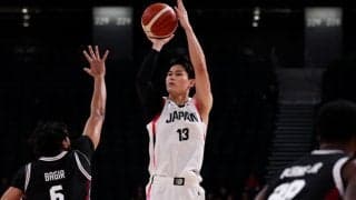 男子日本代表、64年ぶりのアジア大会決勝進出へ…中国を相手に19点リードで前半終了