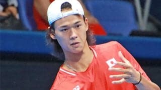  坂本怜 デビス杯で初白星、日本先勝 