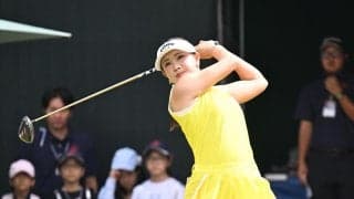 Ｖ争いの河本結に悲劇、実況アナ「10番ホールでOB三つという魔のホールが…」国内女子第２日