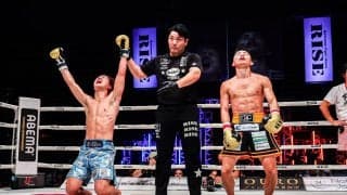 【RISE】那須川龍心、初の世界王座獲得「自分で自分をほめたい」観戦した天心も興奮し抱擁