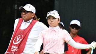 佐久間朱莉、最終日に６つスコア伸ばして首位ターン　前回Ｖの神谷そらが１打差で追う
