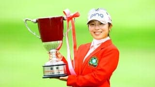 佐久間朱莉がプレーオフ制し今季ツアー最多3勝目 神谷そらは痛恨の池ポチャで大会連覇ならず涙