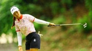 不運の池ポチャに「しょうがないです」 神谷そらはプレーオフで涙の敗戦
