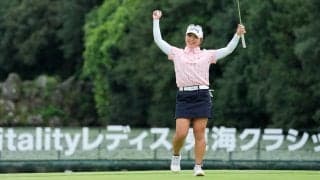 佐久間朱莉が今季3勝目「あと1個は勝ちたい。メジャーで勝てたら年間女王も見えてくる」