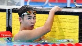 【競泳】17歳小島夢貴「優勝したと思った」も…0秒06差悔しい銀　男子200ｍ個人メドレー