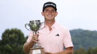 ブリッジマンが「61」でツアー2勝目 金谷拓実は43位