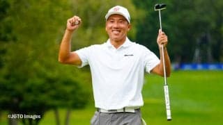 44歳の内藤寛太郎が初優勝「本当に長かった」　大会新25アンダー、福島県勢初V