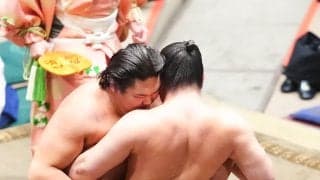 天昇山、竜翔を寄り切り白星　同期旭富士とともに関取の座近づくも「変わらない。一日一日頑張る」