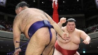 熱海富士、高安を破り２敗キープ「集中力高まり体力も温存」九重審判長　10日目は大関琴桜と対戦