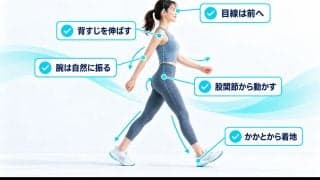 ウォーキング、ただ歩くだけになってない？運動効果を高める「正しい歩き方」