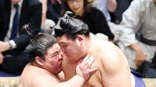 大の里、引き一切なしの完勝で単独首位守る　西岩親方「横綱相撲。この相撲を取れれば優勝」