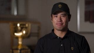 松山英樹「ぜひ勝ちたい」　プレジデンツ杯初出場の久常涼は「必要な選手」