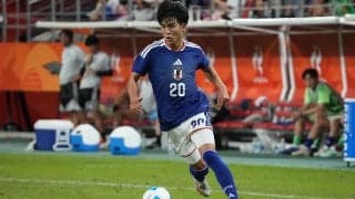 ｢めっちゃ三笘｣｢ほぼ一緒｣大岩ジャパンで左WGを務める“NEXT三笘”が反発ステップからの見事な突破で先制ゴールをアシスト！｢ドリブルの緩急の付け方が三笘にそっくり｣と称賛のコメントが続々