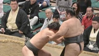 男前で注目の大森が勝ち越し決める「ほっとしました」元幕内の実力者を寄り切る【大相撲】