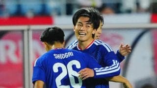 【日本代表】FW上田綺世が終了間際に３点目　伊東純也との「すり合わせ」が実る