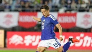 【日本代表】MF松木玖生、鮮やかな左足で先制弾　A代表初ゴールに「決め切れてよかった」