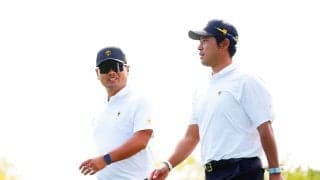 松山英樹＆久常涼ペアが白星 米国選抜が1ポイントリード
