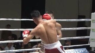 相手が“フラフラ”すぎてパンチが当たらない… TKO直前のラッシュで“硬すぎる拳”が生んだ珍しい光景が話題