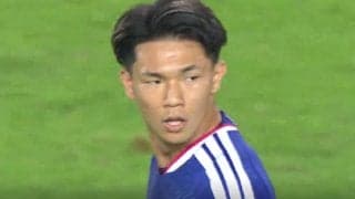 「やっぱギラギラ」「化けるかもな」21歳・塩貝健人、上田綺世にパス要求→GKの股下を射抜くコントロールシュートで代表初ゴール「結果で黙らせてくれ」