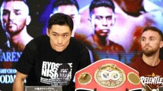 【ボクシング】西田凌佑、２階級制覇へ「チャンスつかみたい」枝川孝会長は“挑発”パフォーマンス「グッドマン、カモン！　ＯＫ？」