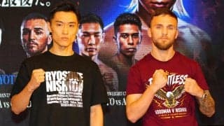 【ボクシング】２階級制覇を目指す西田凌佑は激闘予想　グッドマンと対面して「気持ちが強そう」
