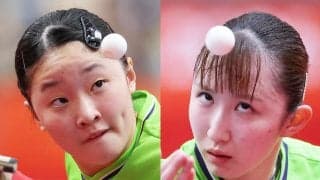 【卓球】“みわひな”張本美和、早田ひな組がメダルに王手　台湾ペアにストレート勝ちで８強…アジア大会