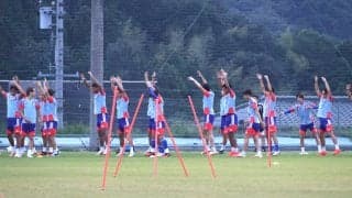 【サッカーＵ２１】北朝鮮との準々決勝へ前日練習を実施　前回の２３年大会も８強で対戦…アジア大会