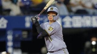 阪神・森下　２０個目の死球に球場騒然　１４８キロが左肘付近に直撃　ＮＰＢ８位タイ