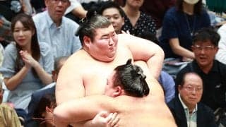 熱海富士は朝乃山に敗れ５敗目…八角理事長「相撲が甘い。要領が悪い」大関昇進は絶望的