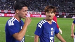 「挑発されたのに…」久保建英、一触即発の塩貝健人を護った“大人の対応”が反響！「コミュ力が凄い」「完全に弟扱い」