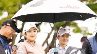 阿部未悠、川崎春花らの打球がほぼ同じ位置に…解説「これは珍しいかも」国内女子第１日