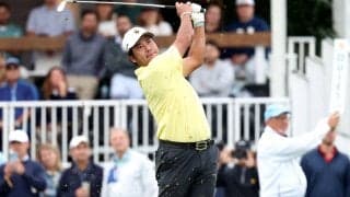【米男子ゴルフ】松山英樹が連勝「引き立て役として頑張ってよかった」世界選抜２日目全勝で大量リード