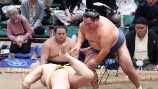 41歳の「鉄人」玉鷲が10勝目　十両優勝争い星１つ差　「自分の相撲をとれたら」