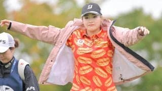 【女子ゴルフ】桑木志帆が１差２位で最終日へ　「やばい。起きろ」牛すじ煮込みとの格闘乗り越え