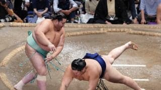 大の里まさかの連敗で安青錦と３敗で並ぶ　元若乃花「すり足ができていない。足浮く」欠点を指摘