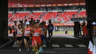 【男子マラソン】吉田祐也が17キロ付近で先頭集団から遅れる　原晋監督「ちょっと不安」