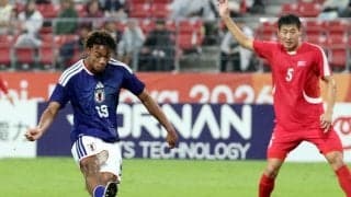 サッカー男子　日本が因縁北朝鮮下し４強入り！ＦＷンワディケが値千金決勝ゴール「自分の得意なプレー」１－０で逃げ切る　北朝鮮が猛抗議連発も