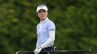 “フルマーク”止まって「気持ち楽に」 西村優菜は大会記録に並ぶ通算16アンダーで5打差独走