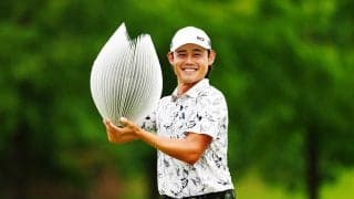 大西魁斗が4年ぶり国内ツアー2勝目 小平智と出利葉太一郎2位