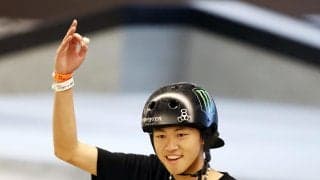 【スケボー】佐々木音憧が銀、小野寺吟雲が銅　男子ストリートで日本勢2人が表彰台