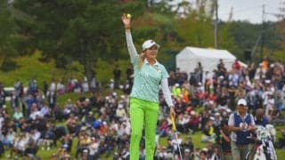 桑木志帆を待つ全英以来の勝利の美酒「飲むぞ～!」 重圧を力に変える強さが呼び込んだ日米4勝目