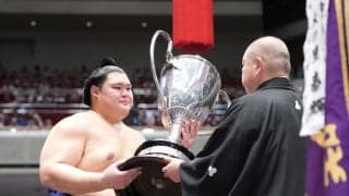 ６場所ぶりＶ大の里「すごく長い１年…けがをしたときはどうなるかと思った」／一問一答１