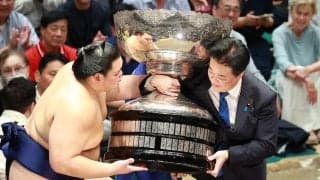 １年ぶりＶの大の里「ここ数場所、光を浴びることがなかった…うれしい」／一問一答２